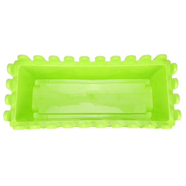 Rektangulära Plastblomkrukor Gröna Växter Krukväxter Succulent PlanteringskrukaGrön18.5X43.8CM Green 18.5X43.8CM