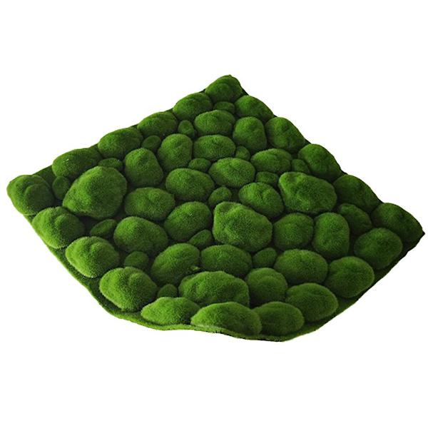 Konstgräsmatta i Mossliknande Faux Moss Väggdekor DIY Väggmosspynt Simulerad Konstgjord Mosspynt Grön 50X50X5CM Green 50X50X5CM