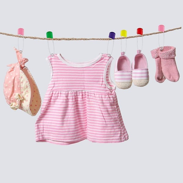 /Ryi/ 100 st blöjnålar, babysäkerhetsnålar, 5,5 cm (2,2 tum) plasthuvud, tygblöjnålar med lås (färg)42-