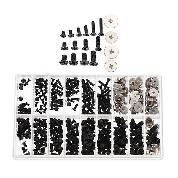 360 Pcs Stainless Steel Screws Computer Repair Screws Wear- Resistant Screws Laptop Steel Bolt Screw