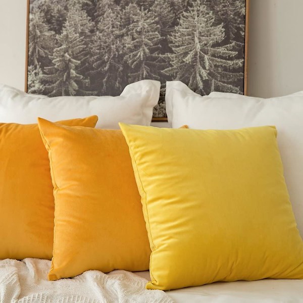 Set med 2 Dekorativa Sammetskuddfodral Soffa Kuddfodral Super Mjuk Dekoration Hem Vardagsrum Sovrum För Soffa 45x45cm Rosa