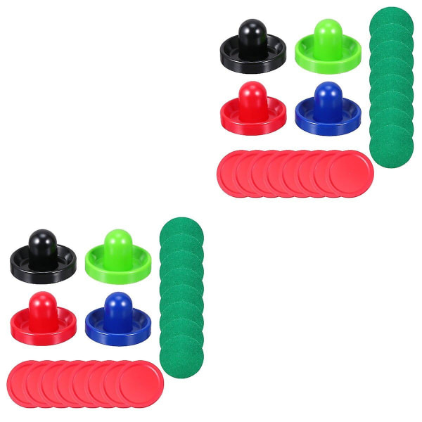 2 Sarjaa Ilmahockeymailoja Ja -kiekkoja Ilmahockeypöydän Vaihtotarvikkeita 2 Sarjaa 9,6X9,6CM 2 Sets 9.6X9.6CM