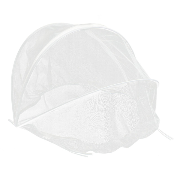 Babyvagn Myggnät Andningsbart Fullt Täckande Nät Med Dubbla Blixtlås Grå 100x43cm Grey 100x43cm