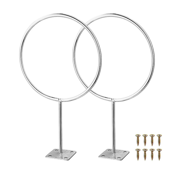 Väggmonterad Hattställ Basketställ Basketväggfäste Väggfotbollsställ Basketförvaring R Silver