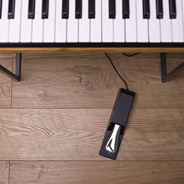 SP-2 - Universal sustainpedal med klaverlignende bevægelse, det ideelle tilbehør til MIDI-keyboards, digitale klaverer, elektroniske keyboards og mere