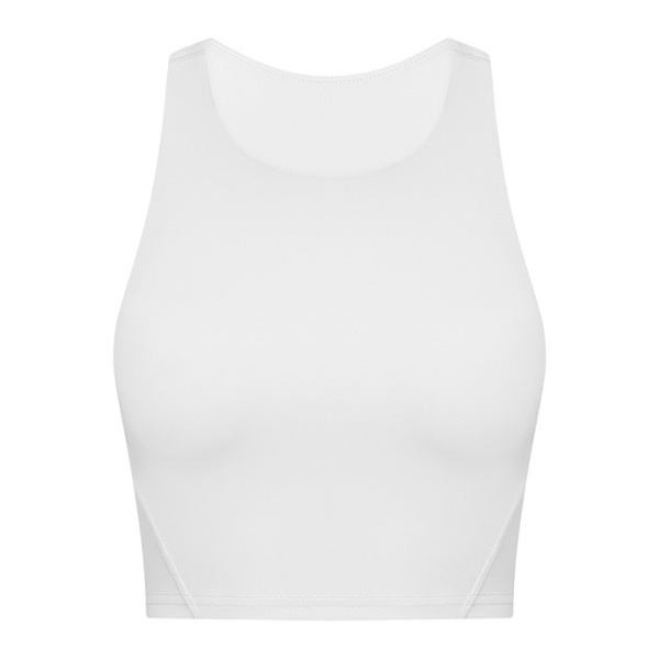 2 stk. Trænings-Crop Tops til Kvinder - Afkortede Racerback Halter Neck Bluser Ærmeløse Yoga Tops Pakke