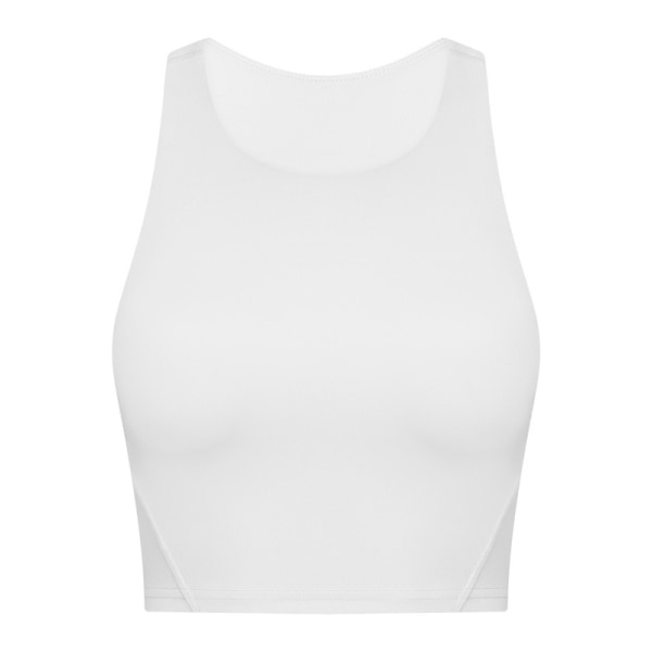 2 STK Workout Crop Tops for Dame Cropped Racerback Halter Neck skjorter Ermeløse Yoga Tops Pack