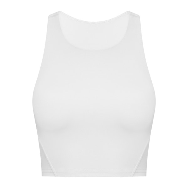 2st Träningströjor för kvinnor Beskurna Racerback Halter Neck-skjortor Ärmlösa Yogatröjor Pack