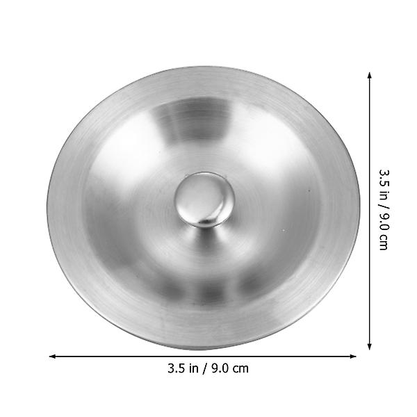 Universal Vaskesluk Propp Sil Strainer Plugg Vask Vann Stopper Kjøkkenvask Kurv Kjøkken Tilbehør Vask Hår Stopper Sølv 9X9CM Silver 9X9CM