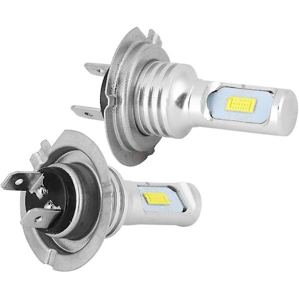 Sumuvalon polttimo, 2 kpl 80w 6000k Universaali H7 Led Auton Sumuvalon Lamppu Valkoinen Dc 12-24v