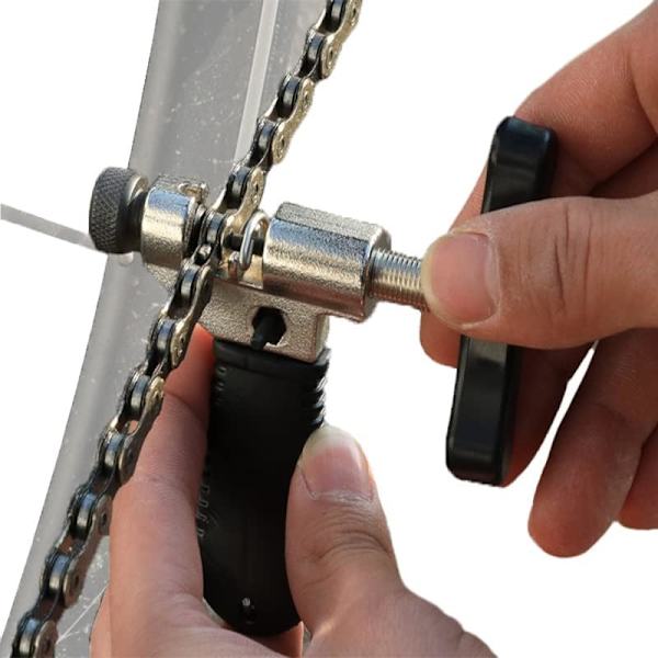 Cykelkedje Reparationsverktyg med Kedjekrok, Cykelkedjesplitter Klippverktyg, Cykelkedjeverktyg Universal för 7 8 9 10 11 12 Växlar
