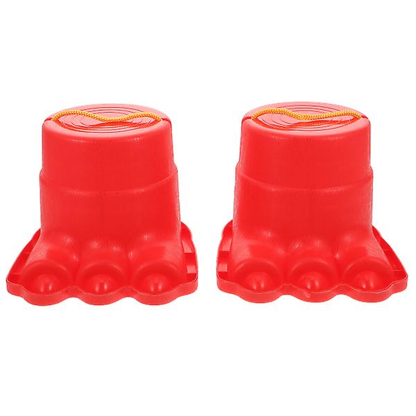 2 st Pojkar Sportleksaker Walking Cup styltor Barn Balans Träningsleksaker Barn Stepper Toy Walking styltor Red 15.5X14X11CM