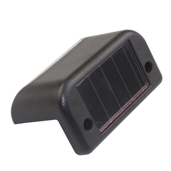 Ulkovalaistus Aurinkopaneelilla - Aurinkopuutarhavalot - Aurinkoportaiden Valot - Aurinkoaidan Valot - Led-aurinkovalot - Aurinkoportaiden Valot - Musta 1 kpl Black 1pcs
