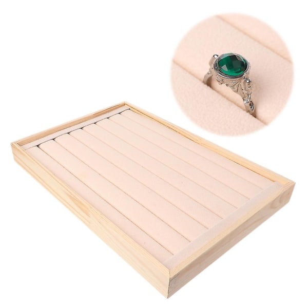 Ringdisplaytallrik Multifunktionell Smyckesbricka Förvaring Retro Klockor Örhängen