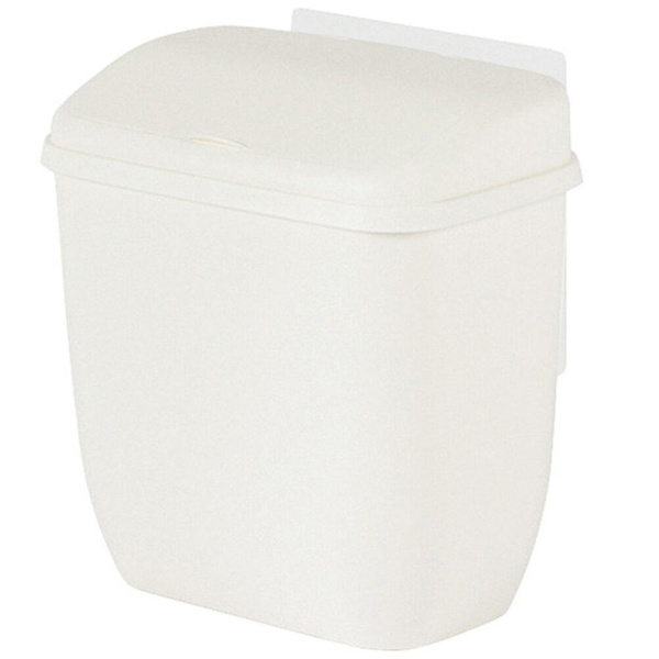 Roska-astia Seinäkiinnitys Keittiön Kaapin Ovi Seinälle Riippuva Roskakori Jäteastia Valkoinen 19x17cm White 19x17cm