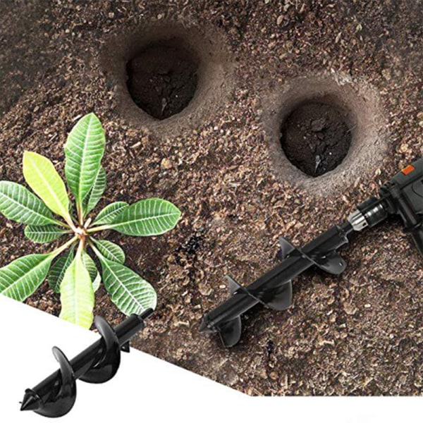 Bor-Drill Bits til Plantning Havebor Have Twistbor til Haveplanter Bor til Hex Bor 3/8\" (22CM)