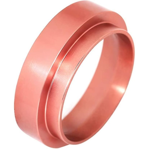 58 Mm Coffee Metering Ring Funnel-for 58 Mm Aluminum Espresso Metering Funnel Ring (rose Gold)