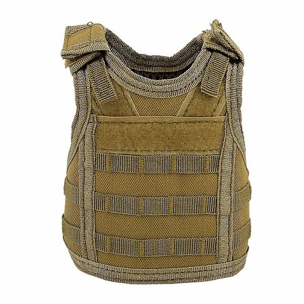 Øl Vest - Mini Taktisk Ølflaske Cover Militær Miniature Jagt (1 stk, Army Grøn)