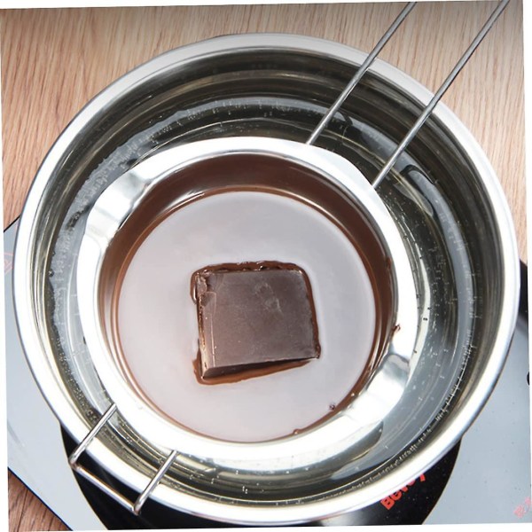 Varmesmeltedigel Vanntett sjokoladesmeltedigel Vokssmeltedigel, sjokoladesmeltedigel (1 stk, sølv)