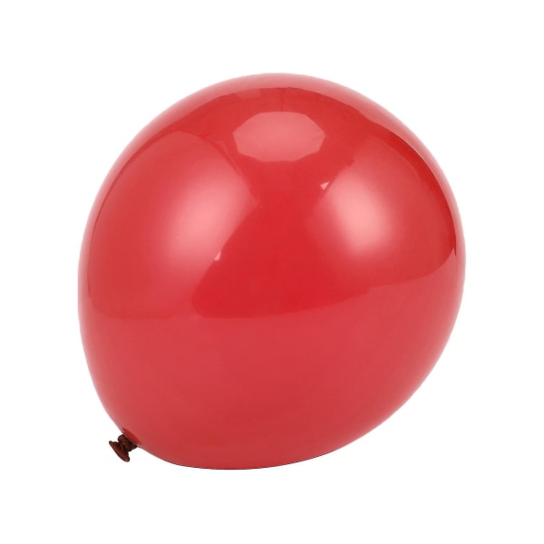 200 stk rubinrød ballon Ny blank metal perle latex balloner krom metalliske farver luftballoner W