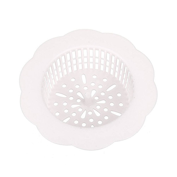 Gulvdræn Si, Vask Hårfanger Si, Anti-tilstopning Filter Vaskprop Stop, Hvid White