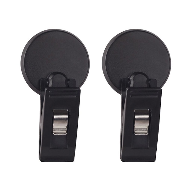 2 kpl Auton seisova ajoneuvon asennusohjainpidike Aurinkolasipidike Leike Monitoiminen auton pidike Black 5.6X3cm