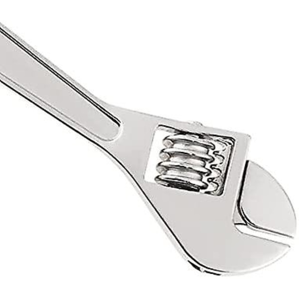 Mini Skruenøgle Værktøj Nøglering, Skiftenøgle Nøglering Vedhæng, Nøglering Kreativ Mini Justerbar Skruenøgle Nøglering Skiftenøgle Nøglering (4 stk, Sølv)