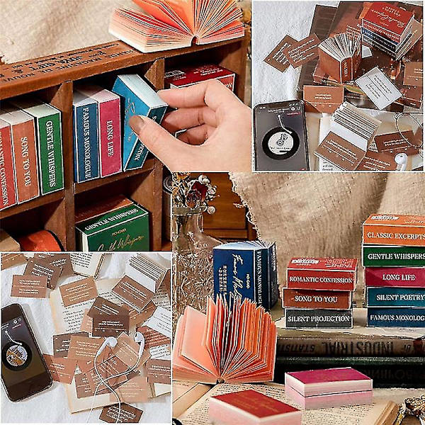 800 kappaletta Mini-sanakirja Scrapbook-koristepaperia