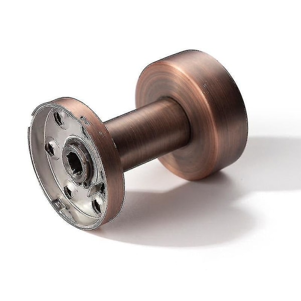 Innvendige dørhåndtak uten lås, rørformet knott, børstet kobber Brushed copper