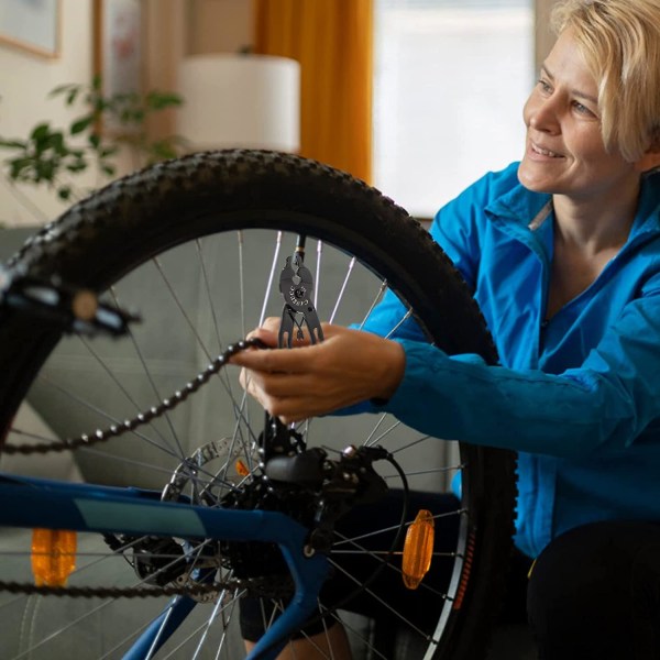 Cykelkæde Reparation Hurtig Udløsning Tang Kæde Fjernelse Værktøj Kæde Reparation Nøgle Nøgle Cykling Kæde (1 stk, Sort)