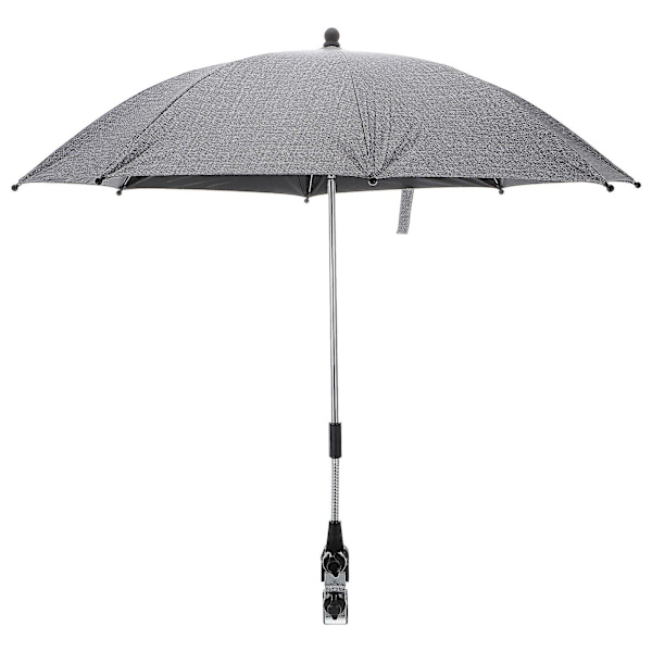 Universell Barnvagnsparasoll, Solskydd för Barnvagn, Vagnparasoll, Parasoll för Barnvagn, Umbrell Grey 79x85x80cm