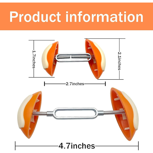 1 Par Mini Skostretchers Kvinnor Breda Fötter, Halksäker Skostretchers Expander Forma för Kvinnor Män Justerbar