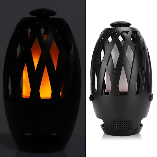 BTS596 Plastskal Flamlampa Fackla Bluetooth-högtalare USB-gränssnitt Seriell anslutning V4.2 Högtalarlåda_RY