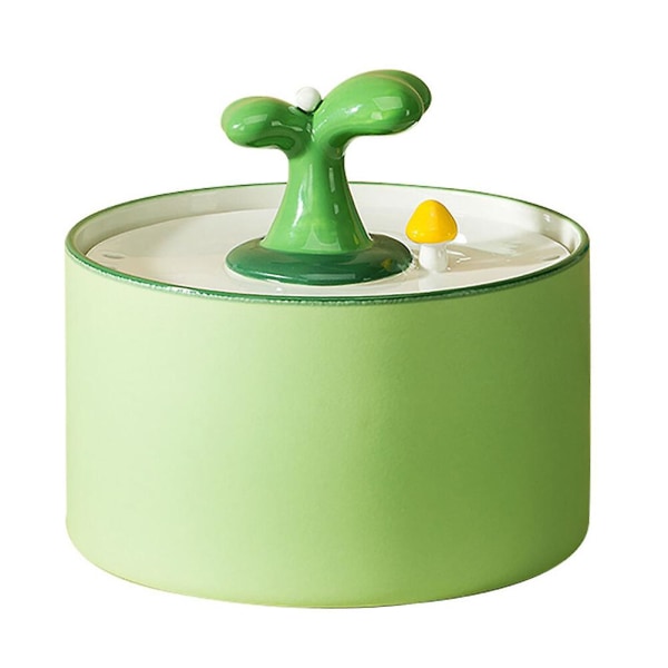 Automatisk Vattenkopp Valp Vatten Dispenser Hund Vattenfontän Hund Dricksfontän Husdjur Drickskopp Green 20X20cm