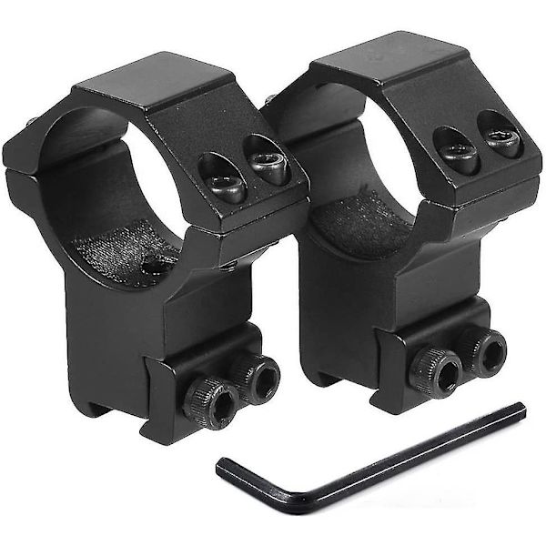 2 stk. Kikkertfeste Ring med Skruer for 11mm Metallskinne