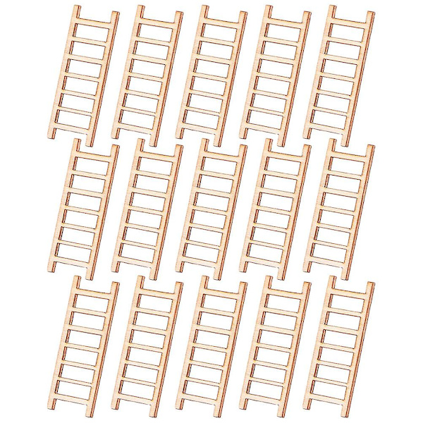 15 st Simulerings Stege Dekoration Trätrappor Sandsbord Landskap Modell 5.9X2.2X0.5CM 5.9X2.2X0.5CM