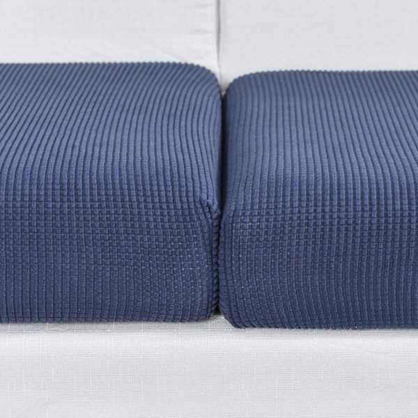 Sofa Sæde Pudebetræk Elastisk Møbel Sofa Beskytter Fleece Plysbetræk til 2-personers Sofa Stol Sofaer Strækbetræk