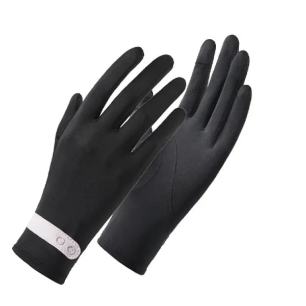 Solbeskyttelseshandsker til kvinder, Full Finger Touchscreen-handsker, UPF 50+ sommer UV-beskyttelseshandsker til golf, vandreture og andre udendørs aktiviteter