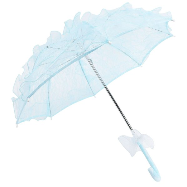 Tyylikäs ja tyylikäs sateenvarjo näyttämöesityksiin, morsiuspitsisateenvarjo, valokuvatarvike