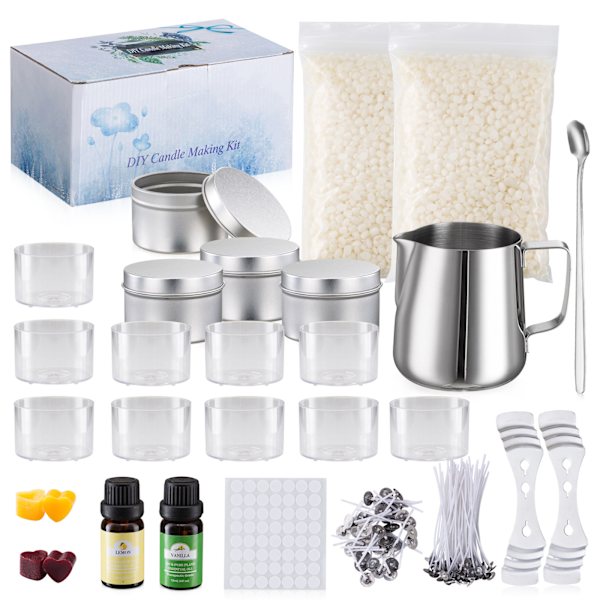 DIY Aromaterapi Ljus | Hemgjort Doftande Ljus Luftfräschare Mainstays Tealight Ljus Hemgjort Aromaterapi DIY Ljus Kit Kit