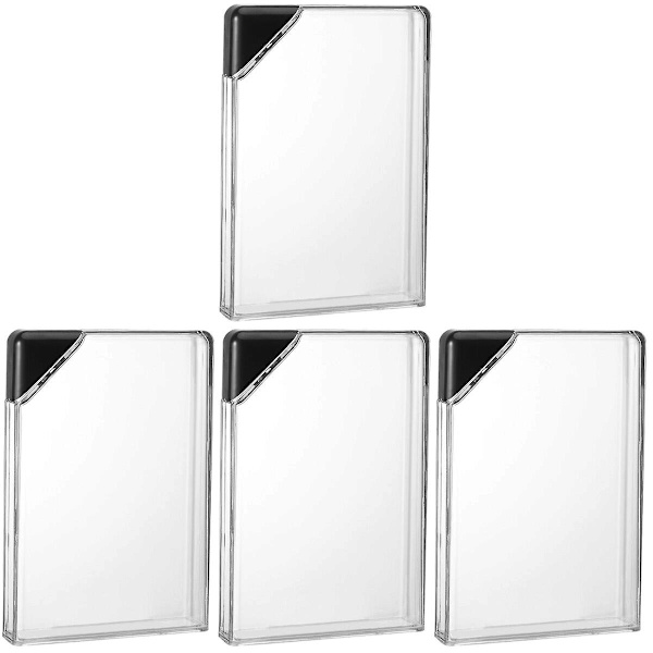 4 stk. 450ml Transparent Kreativ Flade Vandflaske Bærbar Rejsekogler 4stk 4pcs