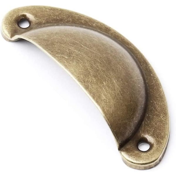 Retro Dørhåndtag Metal Køkken Skab Skuffe Kabinet Håndtag Knapper Håndværk Kobber Kabinet Skuffe Håndtag (10 stk, Kobberfarve)