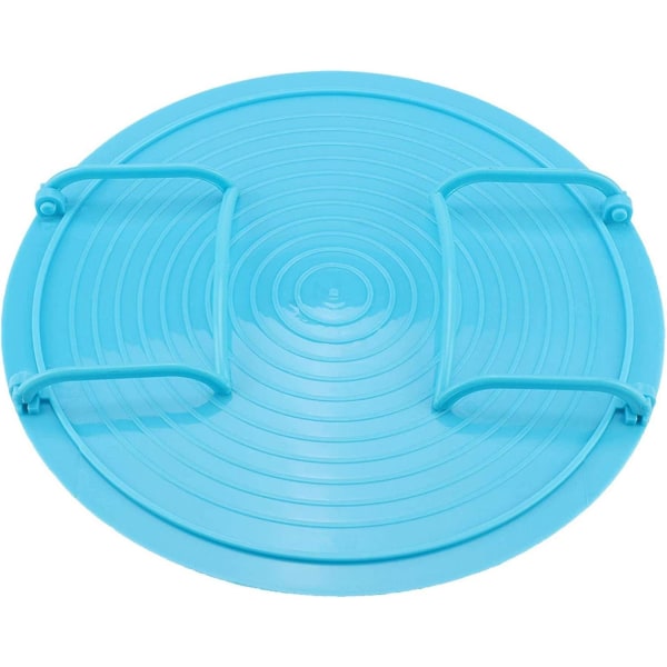 Rund Bakke Dampstativ, Dobbeltlags Dampstativ Plastik Dampbakke Holder Med Foldbar Ben Til Mikrobølgeovn Retter Plade Bakke Dampstativ