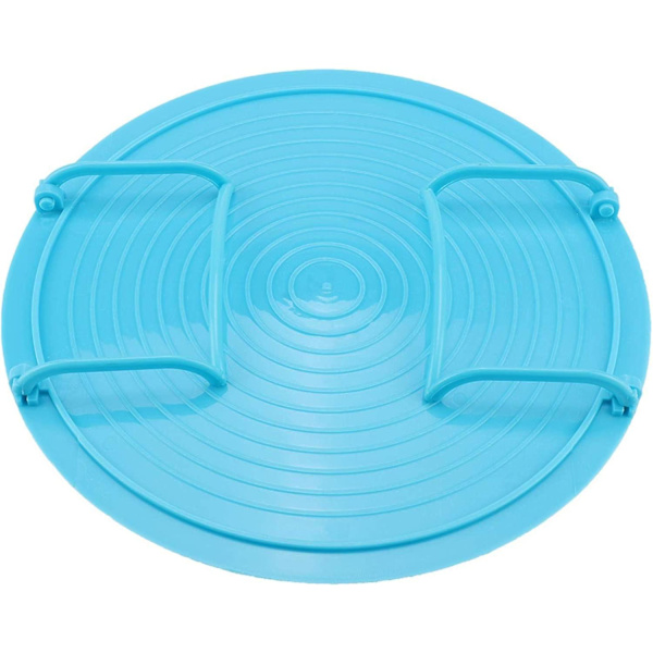 Rund Steamer-Stativ, Dobbeltlags Steamer-Stativ Plast Steamer-Stativ Holder Med Foldsom Ben For Mikrobølgeovn Retter Plate Stativ Steamer-Stativ