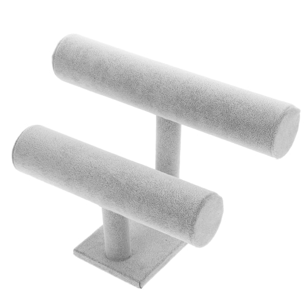 Armbåndsur Armbåndsholder Stativ Armbåndsdisplay Stativ Smykkeorganisator Stativ Grå 26,5X13CM Grey 26.5X13CM