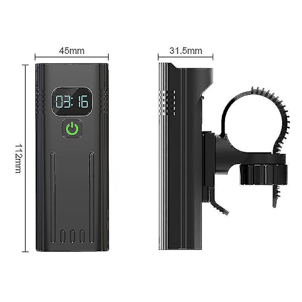 RYI.30 000 Lumenin Pyöränvalo 10 000 mAh USB Ladattava Akku LED Pyörän Etuvalo MTB Vedenpitävä Taskulamppu Ajovalo UUSI
