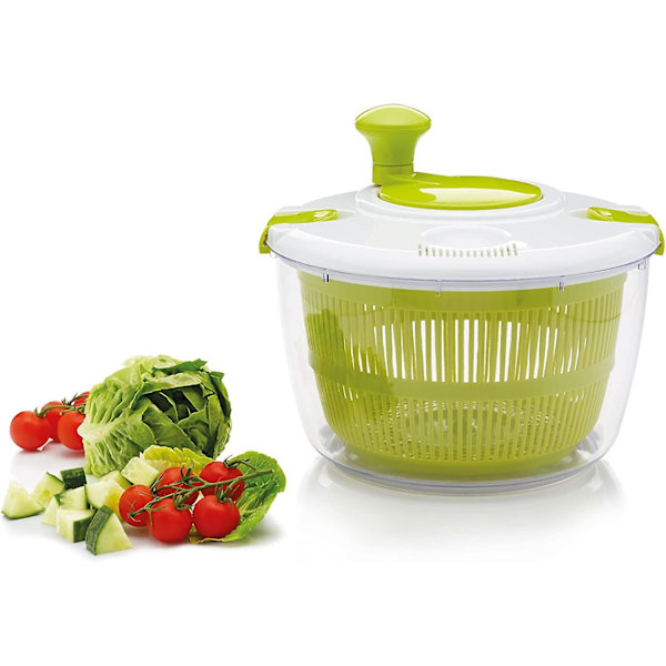 Deluxe Salaatinlinko ja Kastikkeen Annostelija Lahjapakkauksessa, BPA-vapaa Muovi, (25 Cm)