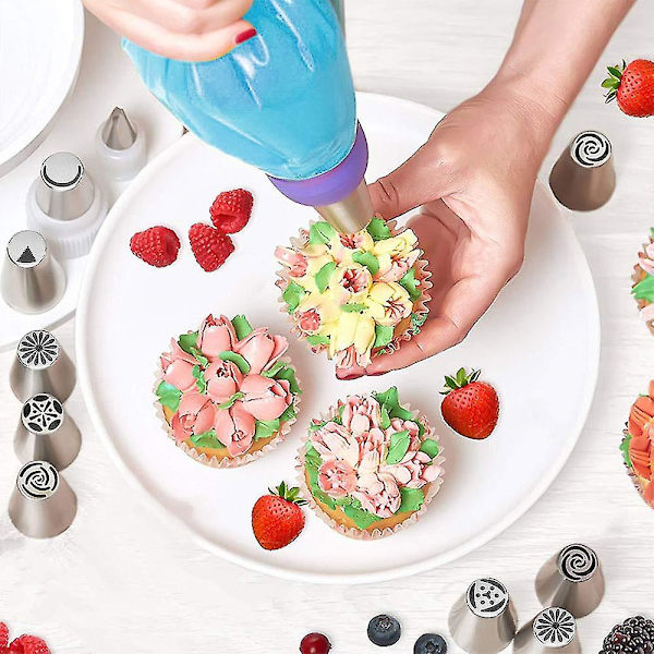 27 Deler Russiske Sprøytetipper Bakeutstyr Sett