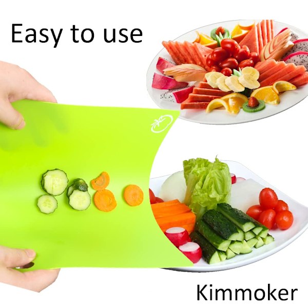 4 st köksredskap för barn, barnköksset skärbräda frukt för riktig matlagning plastskärbräda