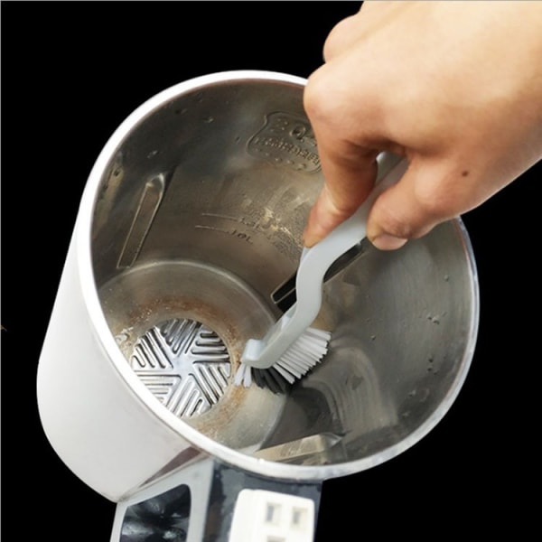 Kjøkkenskrubbebørste（3-pakning） Vask baderomsbørster med 90° vinkelbørste Dyprengjøring for baderomsdusj Kjøkkenbørstetoalett